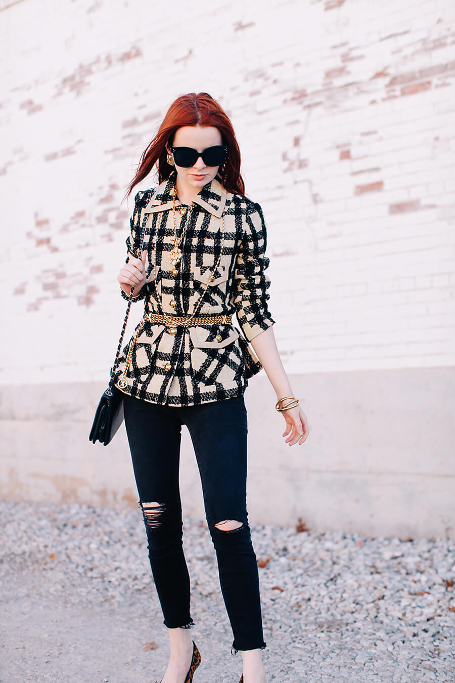 A Chanel-ish look I got from vintage shopping