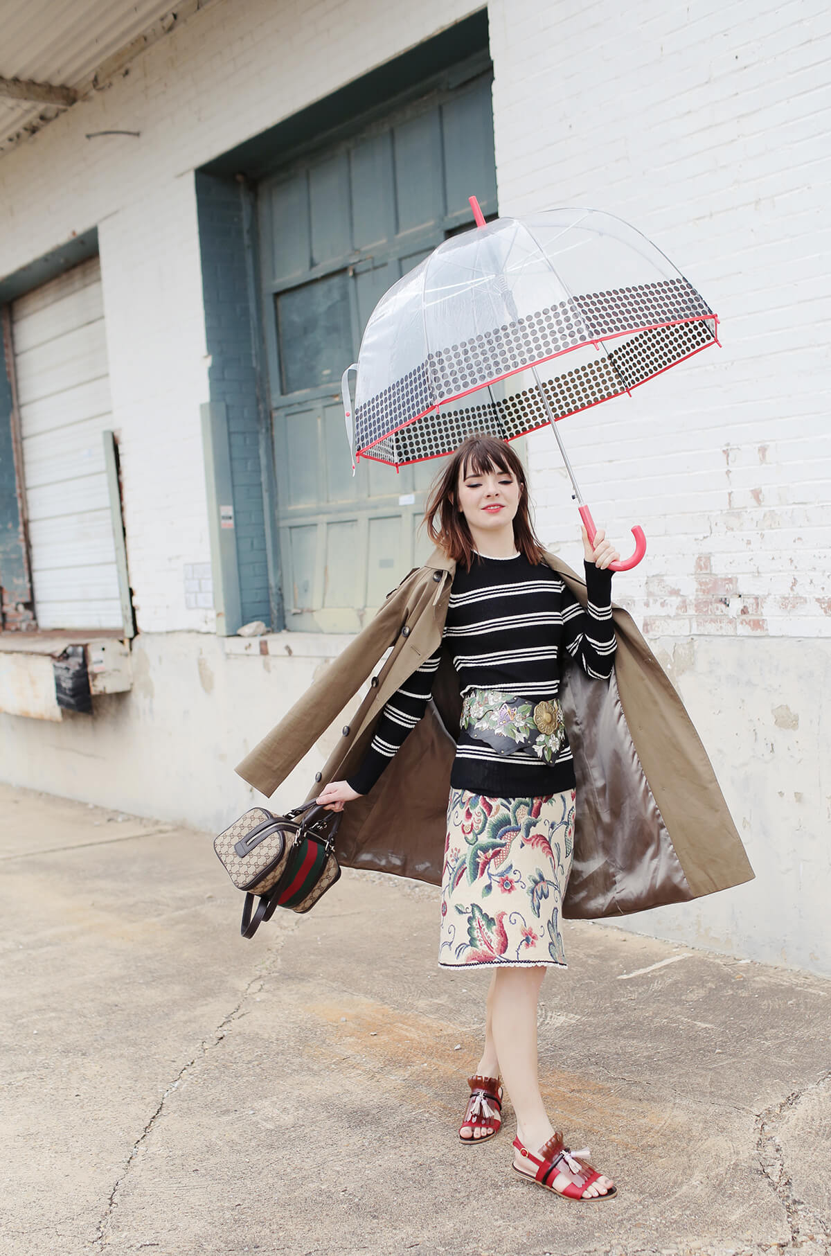 rainy day and rupert sanderson sandals