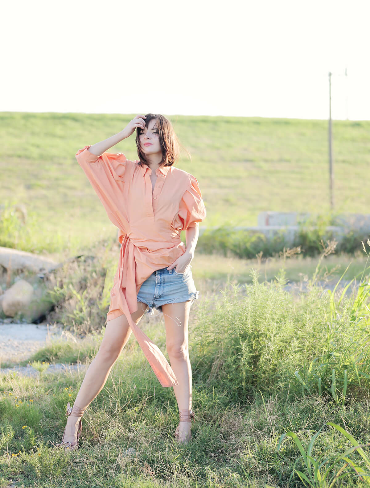 vintage dress as top