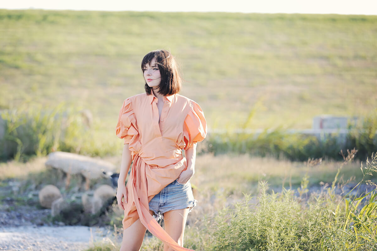 vintage dress as top