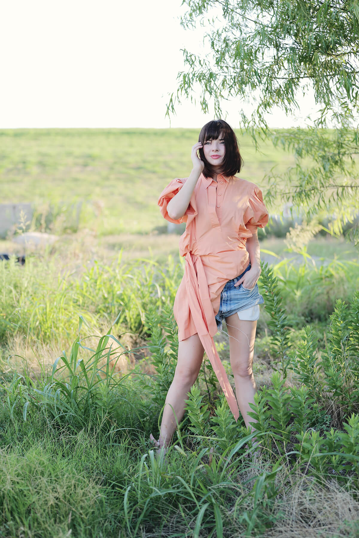 vintage dress as top