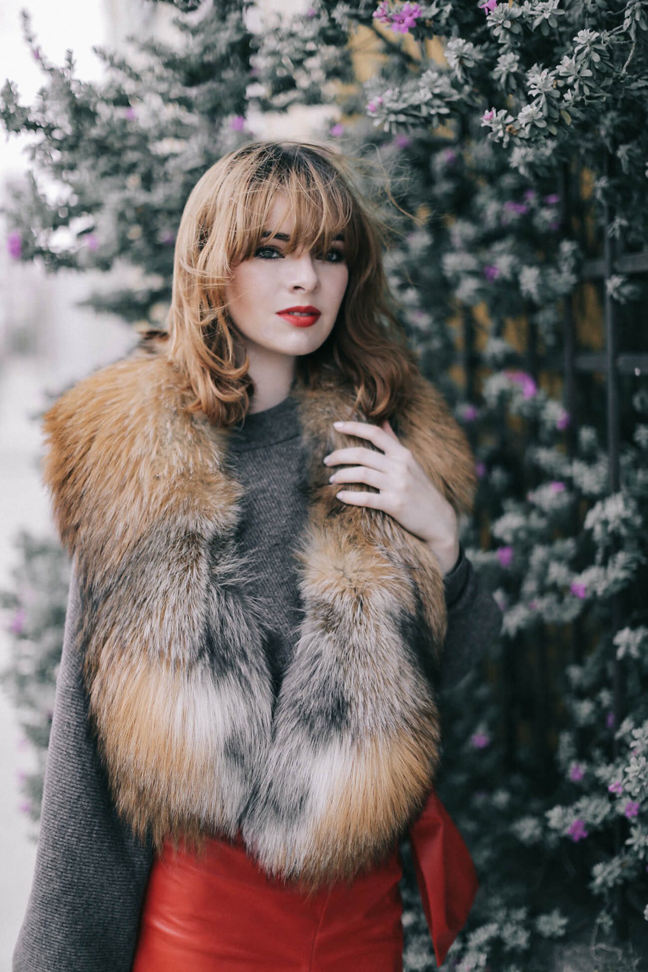 Red Leather at Sea of Shoes